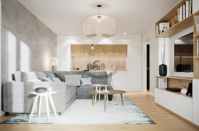 Na predaj 2-izbový zariadený byt v Danubia residence